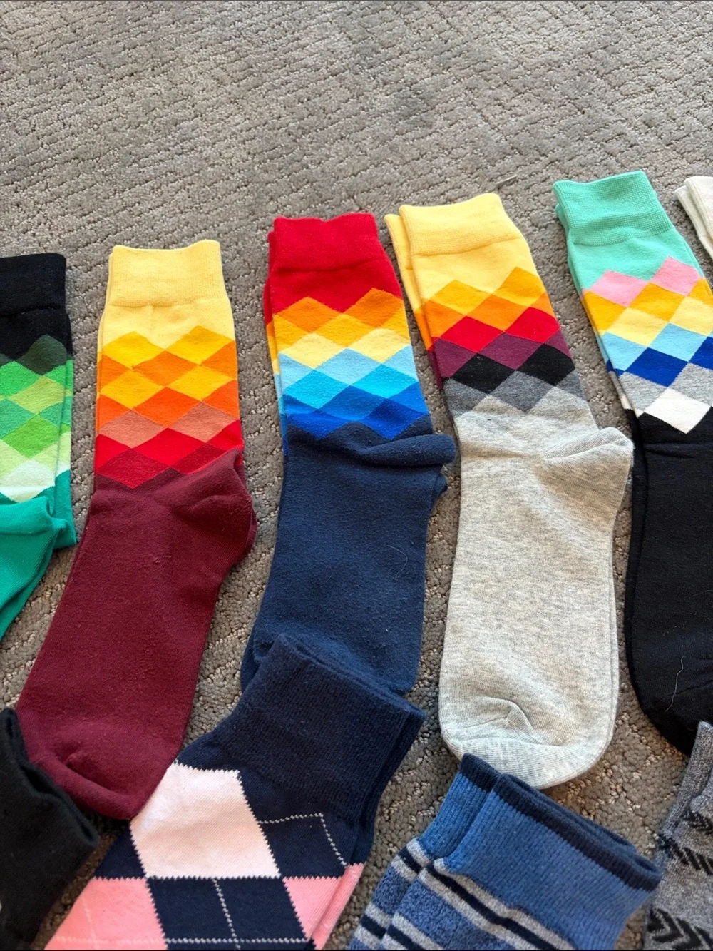Bundle of New and Some EUC Men’s Socks Fits Size 10-13!
